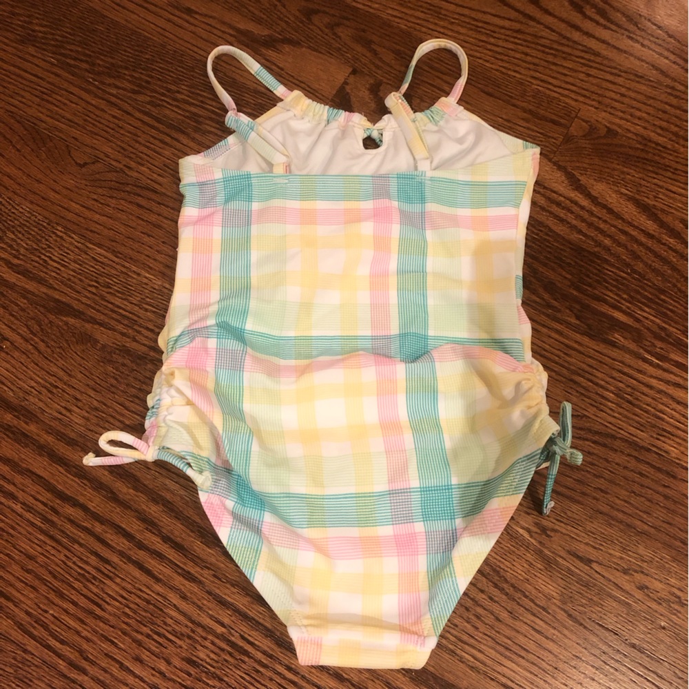 NWOT Old Navy Plaid Swimsuit 6-7 Years - Picture 6 of 9